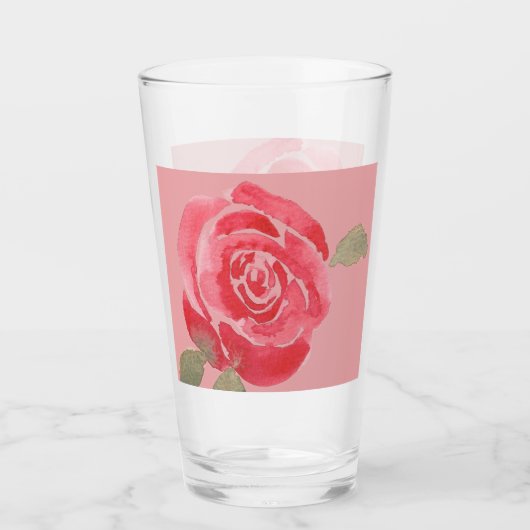 Rose Glas (Vorderseite)