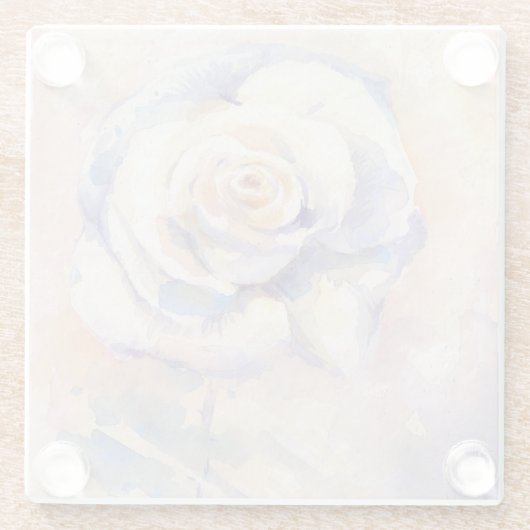 Rose Glasuntersetzer (Rückseite)