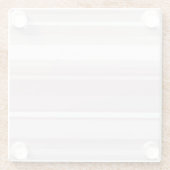 Rose Glasuntersetzer (Rückseite)