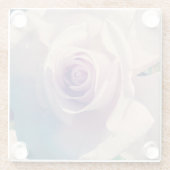 Rose Glasuntersetzer (Rückseite)