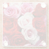 Rose Glasuntersetzer (Rückseite)