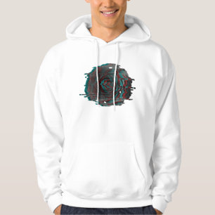 Rose Glitch Hoodie