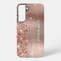 Rose Glitterie Foil Girly Signature