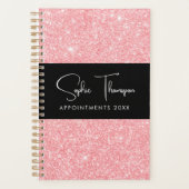 Rose Glitzer 2024 Planer (Vorderseite)
