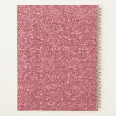Rose Glitzer 2024 Planer (Rückseite)