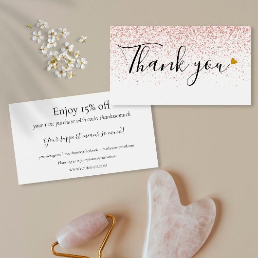 Rose Glitzer dankt Ihnen für den Rabatt