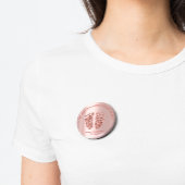 Rose Glitzer Feet Baby Dusche Gefallen Vielen Dank Runder Aufkleber