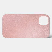 Rose Glitzer funkeln Case-Mate iPhone Hülle (Rückseite (Horizontal))