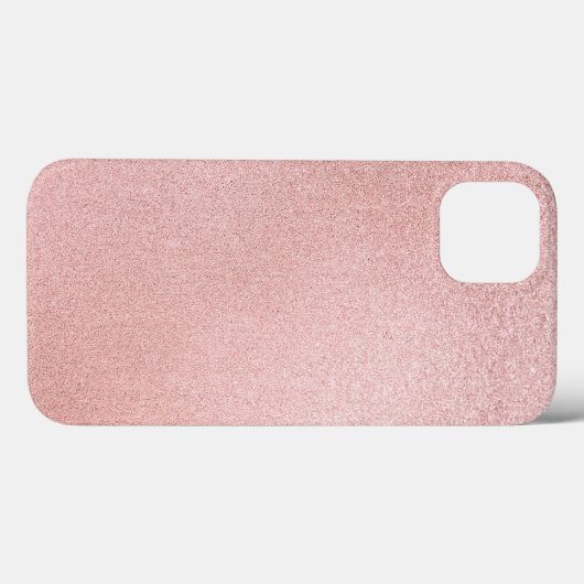 Rose Glitzer funkeln Case-Mate iPhone Hülle (Rückseite (Horizontal))