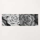 Rose Glitzer Marmormatte Yogamatte (Rückseite (Horizontal))