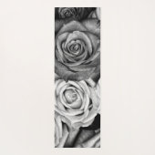 Rose Glitzer Marmormatte Yogamatte (Rückseite)