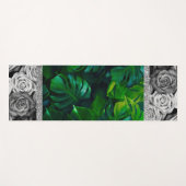 Rose Glitzer Marmormatte Yogamatte (Vorderseite (Horizontal))
