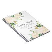 Rose & Glitzer Personalisiert Scripting Journal Notizblock (Rechte Seite)