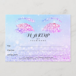 Rose Glitzer Princess Makeup Certificate Geschenk