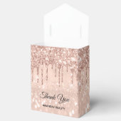 Rose Glitzer Sweet 16. Bridal Beauty Shop Geschenkschachtel (Geöffnet)