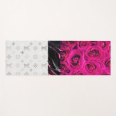 Rose Glitzer Yoga Mat Yogamatte (Vorderseite (Horizontal))