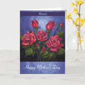 Rose glücklich Muttertag Karte (Gelbe Blume)