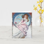 Rose Goddess Karte (Gelbe Blume)