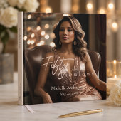 Rose Gold 50. Geburtstags-Gästebuch Gästebuch