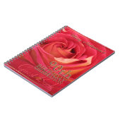 Rose Gold 90. Geburtstagsfeier Gästebuch Notizblock (Linke Seite)