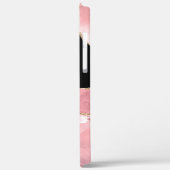Rose Gold Agate Glitzer Monogram Case-Mate iPhone Hülle (Rückseite / Links)