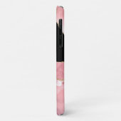 Rose Gold Agate Glitzer Monogram Case-Mate iPhone Hülle (Hinten/Links)