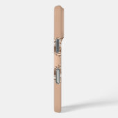 Rose Gold Age Marmornamenskript Case-Mate iPhone Hülle (Rückseite / Rechts)