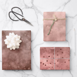 Rose Gold Albtraum Wolke Geschenkpapier Set