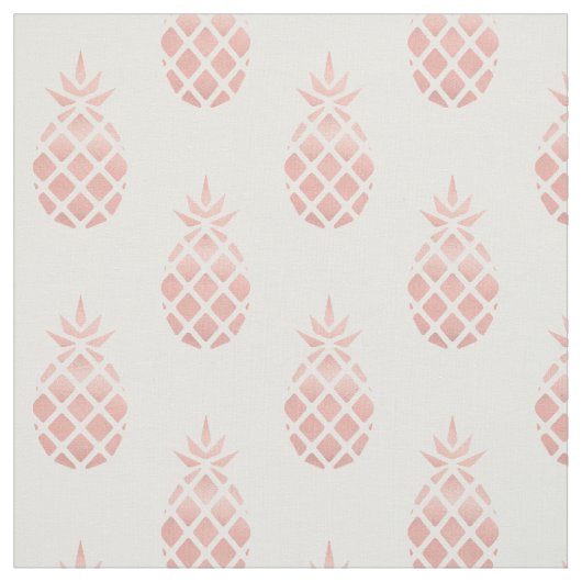 Rose Gold Ananas Stoff (Muster)
