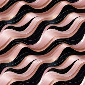 Rose Gold and Black Gift Bag Lux Birthday Accent Mittlere Geschenktüte