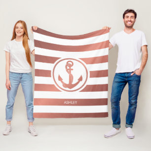 Rose Gold Anker Fleecedecke