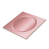 Rose Gold anpassbare Image Template Elegant Fliese (Seite)