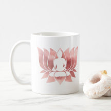 Rose Gold Aquarell Textur Buddha Meditation Zen