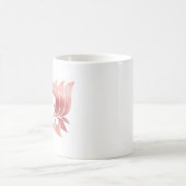 Rose Gold Aquarell Textur Buddha Meditation Zen Kaffeetasse (Mittel)