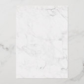 Rose Gold Aquarellfarben Blumenrosa Save the Date Folieneinladung (Rückseite)