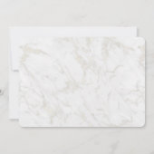 Rose Gold Art Déco Einladung (Rückseite)