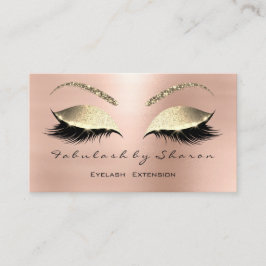 Rose Gold Augen Makeup Lash Instagramm FB Mail Pin Visitenkarte