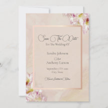 Rose Gold Azalea Wedding