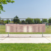 Rose Gold Banner Glitzer Tropfen - Benutzerdefinie (Insitu)