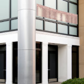 Rose Gold Banner Glitzer Tropfen - Benutzerdefinie (Äußeres Gebäude)