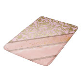 Rose Gold Bath Mat Badematte (Schrägansicht)