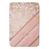 Rose Gold Bath Mat Badematte (Vorderseite Vertikal)