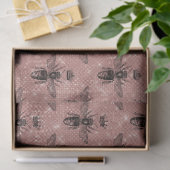 Rose Gold Bee Serie Design 1 Gewebepapier Seidenpapier (Geschenk)