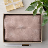 Rose Gold Bee Serie Design 5 Gewebepapier Seidenpapier (Geschenk)