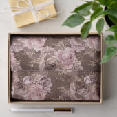 Rose Gold Bee Series Design 11 Tissue Paper Seidenpapier (Geschenk)