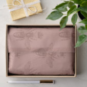 Rose Gold Bee Series Design 18 Seidenpapier (Geschenk)