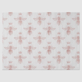 Rose Gold Bee Series Design 2 Tissue Paper Seidenpapier