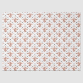 Rose Gold Bee Series Design 4 Tissue Paper Seidenpapier
