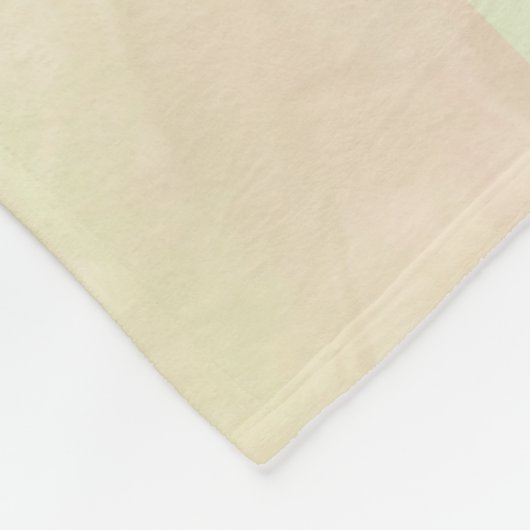 Rose Gold Bee Symbol Fleecedecke (Ecke)