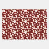 Rose Gold Bees & Blume Geschenkpapier Set (Vorderseite 3)